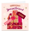 Card Factory Personalised Christmas Card - Special Friend Presents