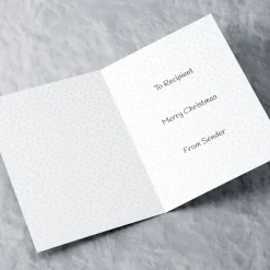 Sale Personalised Christmas Card - Super Sparkly Christmas