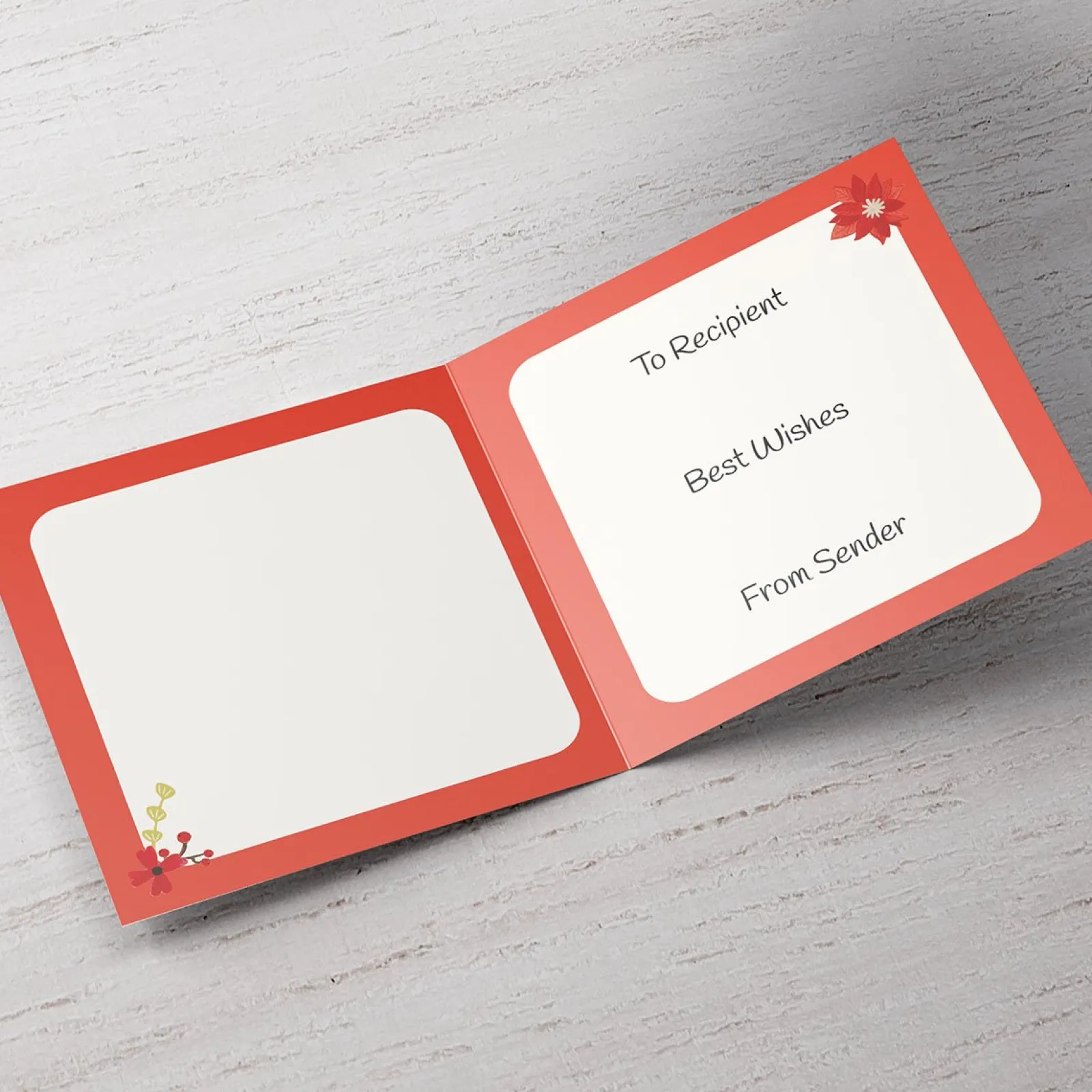 Best Personalised Christmas Card - Be Merry, Nan and Grandad Christmas