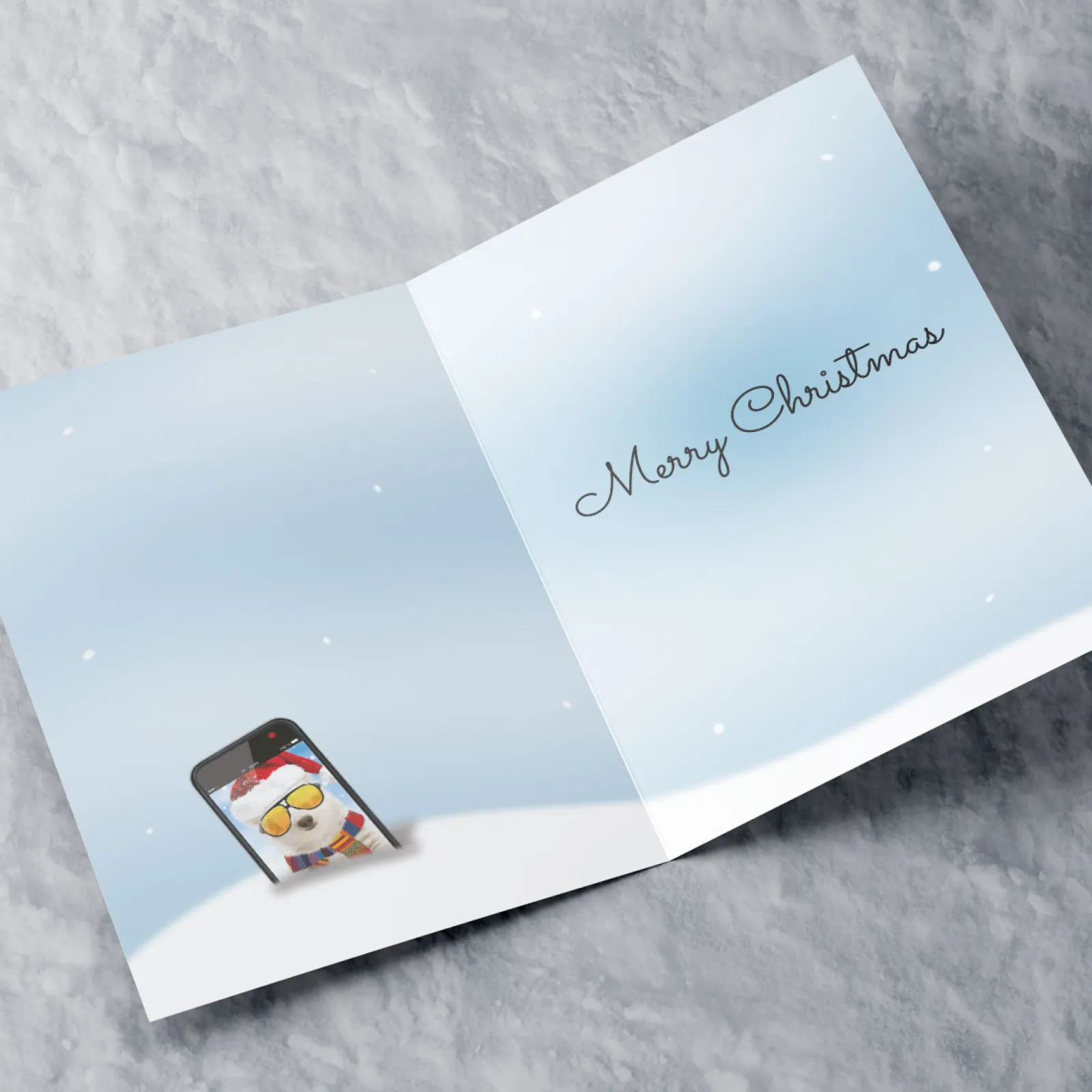 Card Factory Personalised Christmas Card - Have Your Selfie A Merry Christmas - Godson