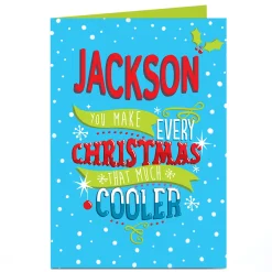 Best Personalised Christmas Card - That Much Cooler Christmas