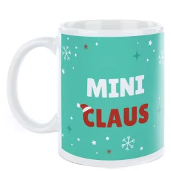Kids Card Factory Personalised Christmas Mug - Mini Claus