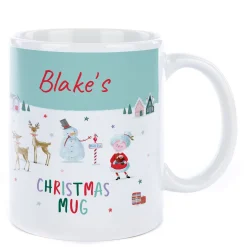 Kids Card Factory Personalised Christmas Mug - North Pole Scene