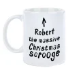 Outlet Personalised Christmas Mug - Scrooge Personalised Mugs|Mugs