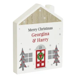 Sale Personalised Christmas Wooden House Ornament Christmas Gifts|Gifts For Couples