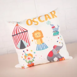 Hot Personalised Circus Cushion Kids 1St Birthday|Personalised Cushions