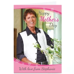 Personalised Cliff Richard Mother's Day Card - Happy Mother's Day Tv & Film