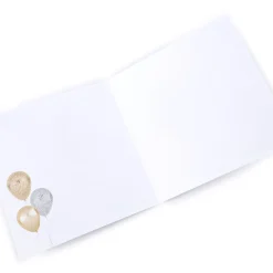 Outlet Personalised Congratulations Card - Gold & Silver Balloons Premium Square|New Job