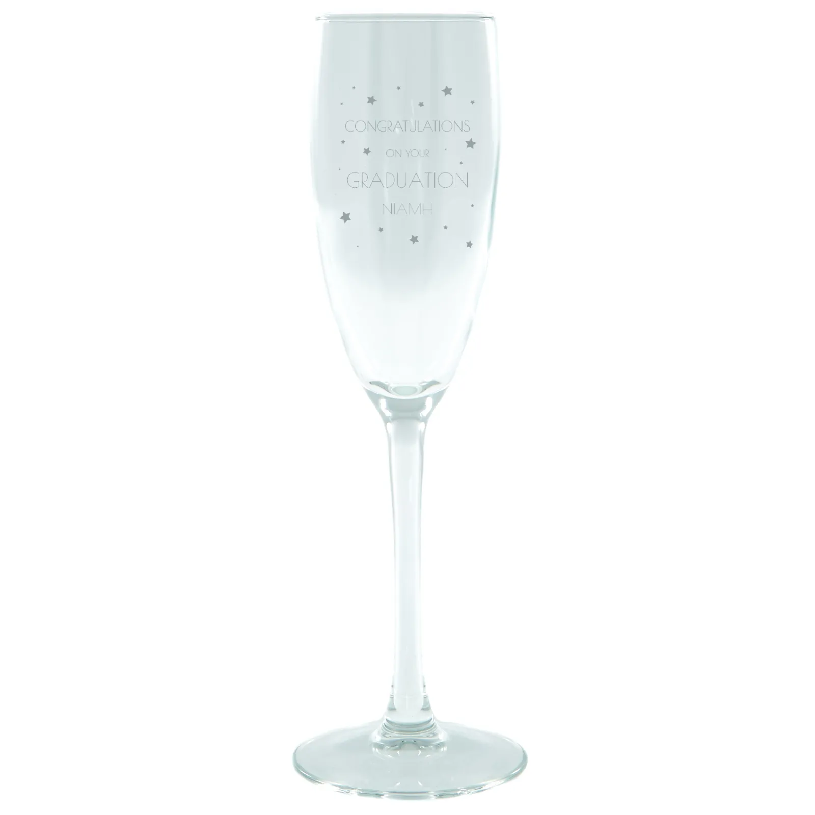Online Personalised Congratulations Champagne Flute - Any Name & Occasion Graduation Gifts