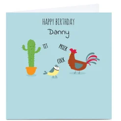 Card Factory Personalised Cory Reid Birthday Card - Wildlife Insults