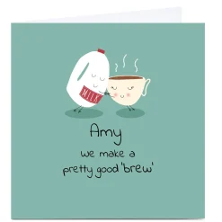 Hot Personalised Cory Reid Card - Pretty Good Brew Any Occasion|Thank You