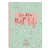 Card Factory Personalised Diary - Live Your Best Life