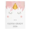 Kids Card Factory Personalised Diary - Watercolour Unicorn
