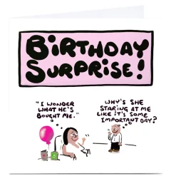 Card Factory Personalised Do Something David Birthday Card - Important Day