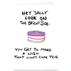 New Personalised Do Something David Birthday Card - Bright Side For Everyone|Funny