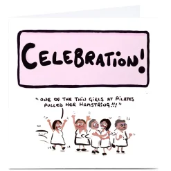 Card Factory Personalised Do Something David Birthday Card - Pilates Celebration