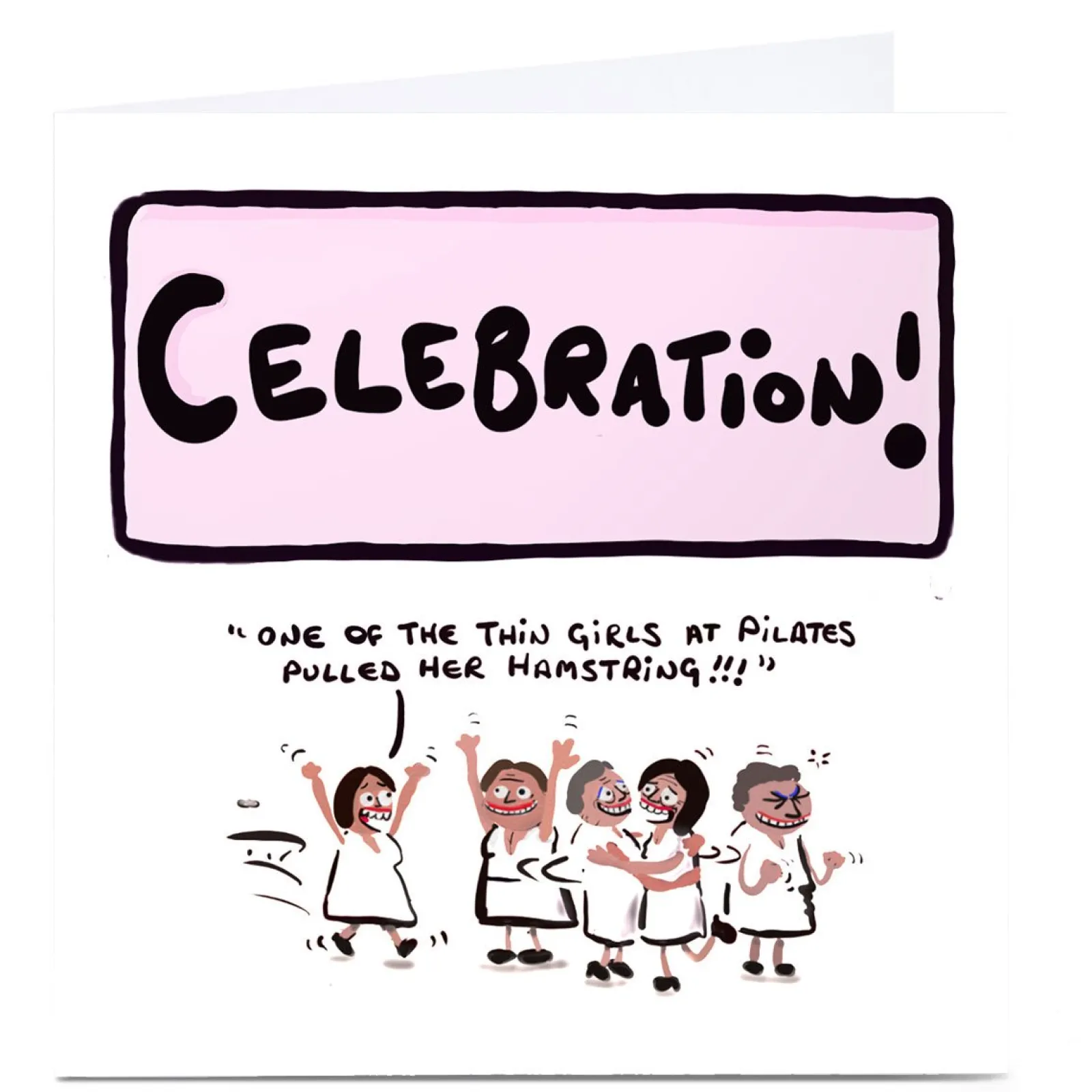 Card Factory Personalised Do Something David Birthday Card - Pilates Celebration