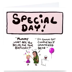 New Personalised Do Something David Birthday Card - Special Day! For Mum|Mum