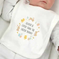 Outlet Personalised Easter Baby Bib Jewellery & Keepsakes|Gifts For Babies