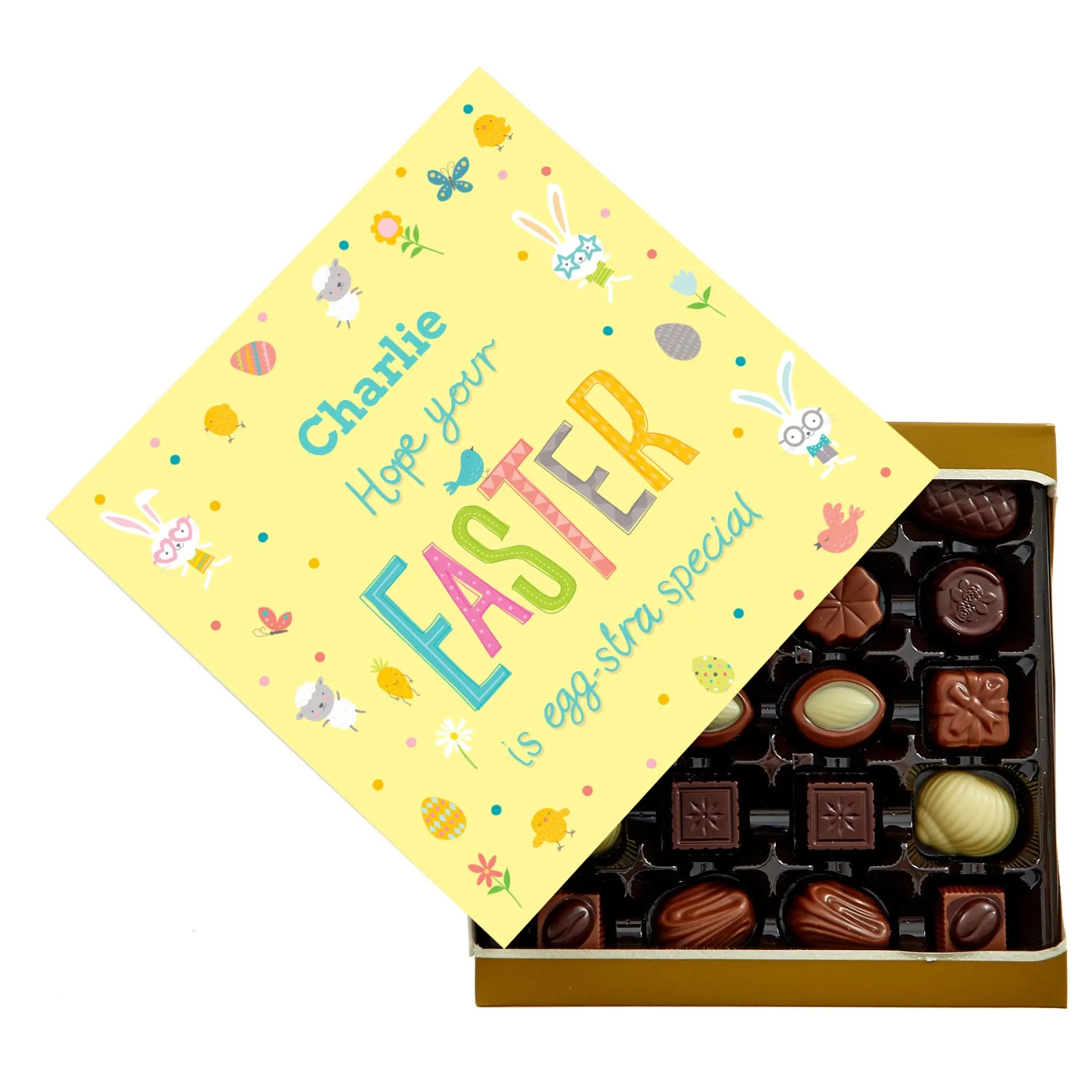 Outlet Personalised Easter Belgian Chocolates - Egg-stra Special Kids Chocolate & Sweets|Gifts For Couples