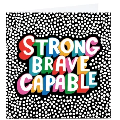 Card Factory Personalised Ebony Newton Card - Capable