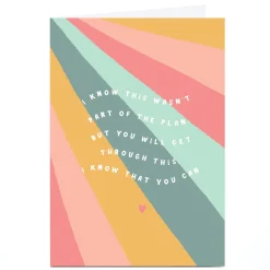 Card Factory Personalised Ebony Newton Card - I know You