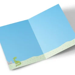 Kids Card Factory Personalised Editable Age Birthday Card - Dinosaur