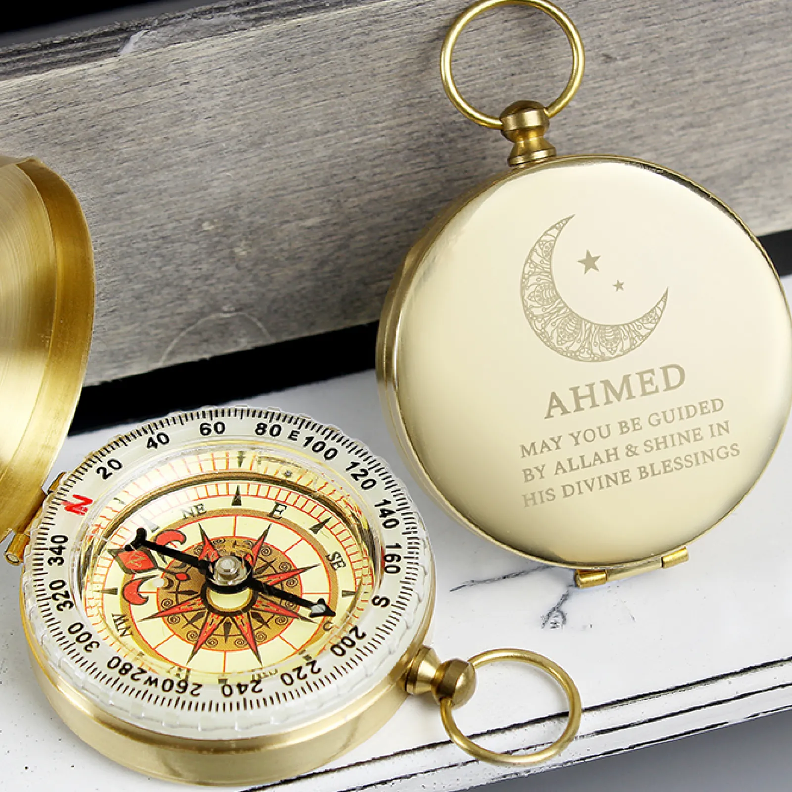 Card Factory Personalised Eid and Ramadan Keepsake Compass