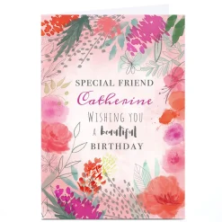 Sale Personalised Emma Isaacs Birthday Card - Special Friend For Friend|Female Friend