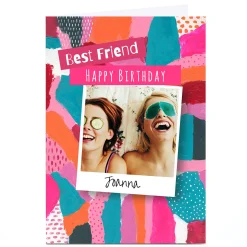 Clearance Personalised Emma Isaacs Birthday Card - Best Friend Upload For Friend|Female Friend