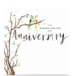 Card Factory Personalised Emma Valenghi Anniversary Card - Tree