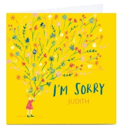 Sale Personalised Emma Valenghi Sorry Card Premium Square