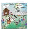 Hot Personalised Emma Valenghi Card - Chickens Premium Square|Congratulations
