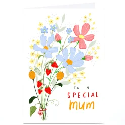 Outlet Personalised Emma Valenghi Birthday Card - Mum Floral For Mum|Mum