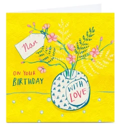 New Personalised Emma Valenghi Birthday Card - With Love Birthday|For Him