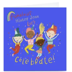 Kids Card Factory Personalised Emma Valenghi Birthday Card - Let's Celebrate