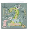 Personalised Emma Valenghi 2nd Birthday Card Kids For Grandson|Grandson