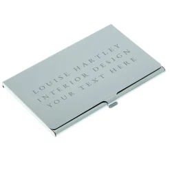 Card Factory Personalised Engraved Create Your Own Card Holder