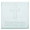 Sale Personalised Engraved Glass Token - Baby's Christening Personalised Jewellery And Keepsakes|Personalised Engraved Gifts