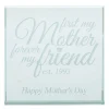 Online Personalised Engraved Glass Token - First My Mother... Personalised Jewellery And Keepsakes|Personalised Engraved Gifts