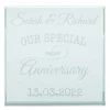 Card Factory Personalised Engraved Glass Token - Our Special Paper Anniversary