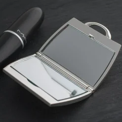 New Personalised Engraved Handbag Compact Mirror Personalised Jewellery And Keepsakes|Personalised Engraved Gifts