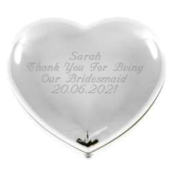 Clearance Personalised Engraved Heart Compact Mirror Personalised Jewellery And Keepsakes|Personalised Engraved Gifts