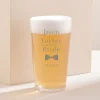 Discount Personalised Engraved Pint Glass Wedding Bow Tie - Father of the Bride Wedding Gifts|Gifts For Him