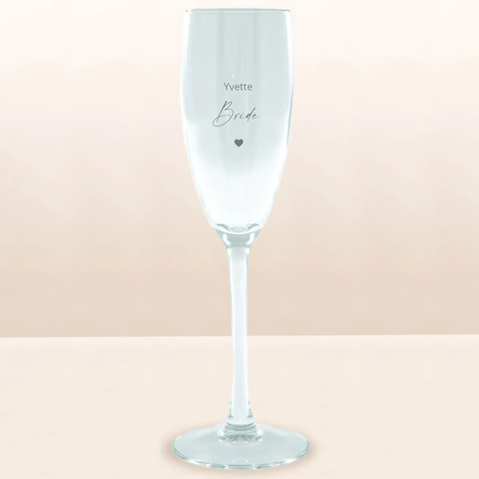 Best Personalised Engraved Prosecco Glass - Bride Wedding Gifts|Gifts For Her