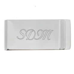 Clearance Personalised Engraved Silver Plated Money Clip Personalised Jewellery And Keepsakes|Personalised Engraved Gifts