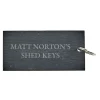 Card Factory Personalised Engraved Slate Key Ring