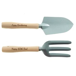 Card Factory Personalised Engraved Stainless Steel Trowel and Fork Set