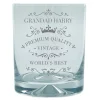 Outlet Personalised Engraved Stern Whisky Glass - Classic Grandad Personalised Glasses|Personalised Engraved Gifts