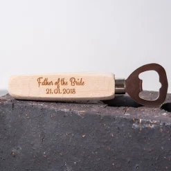 Card Factory Personalised Engraved Wooden Bottle Opener